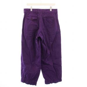 kolor 製品染めチノクロス WIDE PANTS ワイドパンツ 2 紫 22SCM-P12116 /KH