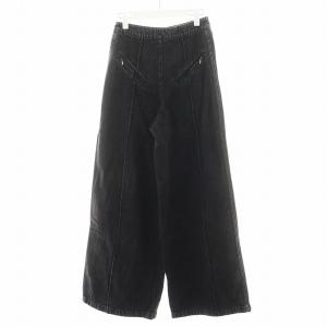 adidas Originals モントリオール デニムジーンズ ワイドパンツ ロゴ 26 黒 ブラック IT7271 /AN44