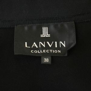 LANVIN シルク テーラードジャケット 2625225 黒 ブラック 38 /G