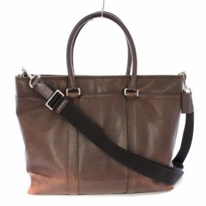 トートバッグ ショルダーバッグ 2WAY レザー 茶 F71562 /TK