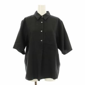 s*r様 0658 black noise effect 華札の開襟シャツ　bl s*r様 0658 black noise effect 華札の開襟シャツ bl - メルカリ