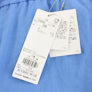 theory luxe 23SS クリスプリネンミアン CRISP LINEN MIAN イージーパンツ リボン 麻 リネン タグ付き