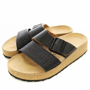 Papillio パピリオ アルミナ サンダル 36 23cm 黒 ブラック /G