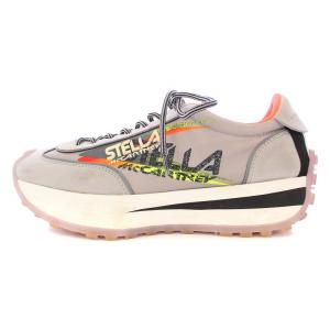 Reclypse リクリプス ローカットスニーカー シューズ 厚底 ロゴ 38 グレー /BB