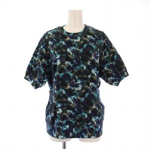 Floral Sweatshirt フローラルスウェットシャツ トレーナー 半袖 クルーネック ストレッチ