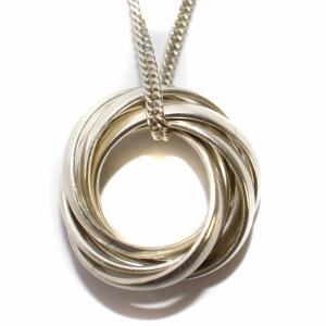 ハンドメイドエイジドフィニッシュリングペンダント 925