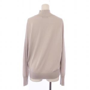 theory luxe 23AW LAWRENCE LEXI ニット セーター 長袖 ハイネック ウール 38 ライトグレー 03-3301718