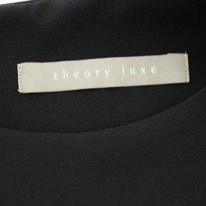 theory luxe ノースリーブ ワンピース 03-7105505890040 ロング 40 黒 ブラック /G