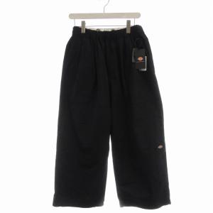 FREAK'S STORE ワイドシルエット ダブルニー イージーワークパンツ ストレート M 黒 ブラック