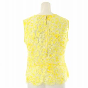 EPOCA ブラウス カットソー レース ノースリーブ 40 黄色 イエロー M5M11-536-62 /OR
