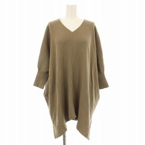 21SS QUAD TABAN プルオーバーチュニックニット カットソー ドルマンスリーブ 七分袖 38