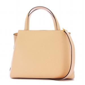 ミディアム トリエンナーレ ハンドバッグ 2WAY カーフスキン ベージュ