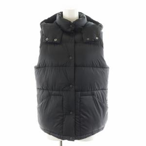 キャンプシェラベスト CAMP Sierra Vest 中綿ベスト フード アウター L 黒 ブラック