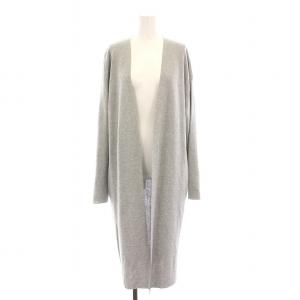 OPUS HENRY ロング カーディガン ニット コーディガン 長袖 38 グレー 038103776020038