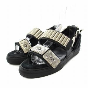 メタルスニーカーサンダル METAL SNEAKER SANDALS レザー メタル 36 23.0cm