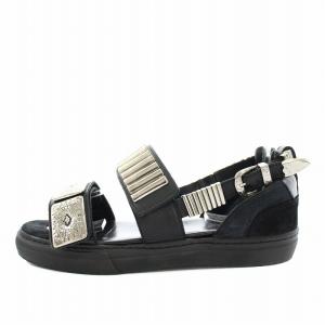 TOGA PULLA メタルスニーカーサンダル METAL SNEAKER SANDALS レザー メタル 36 23.0cm