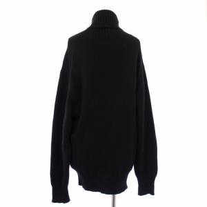 Deuxieme Classe ミドルゲージタートル ニット セーター 長袖 黒 17080500724030 /TK