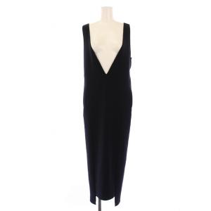 ジャンパースカート ワンピース ロング 38 紺 521940300701-01 /BM