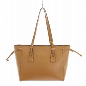 MICHAEL KORS ボイジャー Voyager トートバッグ レザー ロゴチャーム 茶 ブラウン 30H7GV6T8L /YT