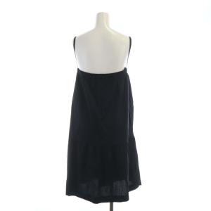 miumiu キャミワンピース ひざ丈 フレア 紺 ネイビー /RO