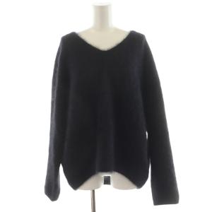 24AW Fur V Nuance プルオーバー ニット セーター 長袖 黒 ブラック 24080922105040