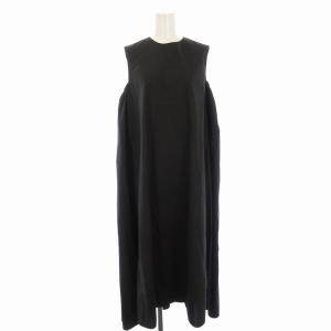 ワンピース ロング ノースリーブ 36 黒 ブラック 11-06-92-06342 /EE
