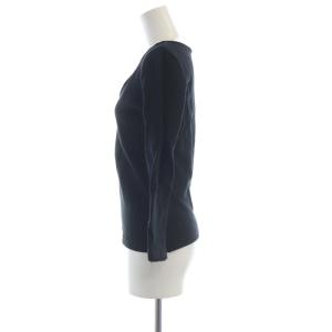 VIVIENNE TAM カットソー ドラゴンモチーフ ビジュー装飾 七分袖 0 黒 ブラック 016-260910 /RO