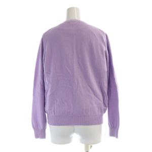 Reflect アンサンブル ニット カーディガン カットソー 七分袖 長袖 11 紫 パープル BC101-37530