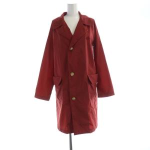 スプリングコート ロング アウター ロゴ 34 赤 レッド JD-8449 /RO