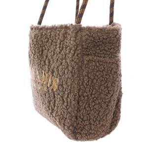 NOMADIS 25AW SAC2 Wボアトートバッグ ハンドバッグ ロゴ F ダークブラウン BOBYCW0303 /BB