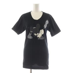 ディズニー Disney ミッキーマウス クラッシュミッキーTシャツ 半袖 プリント 44 ブラック 78047103