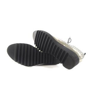 DSQUARED2 ウイングチップ レースアップシューズ カーフレザー 40 25cm ゴールドカラー LS107 /NQ