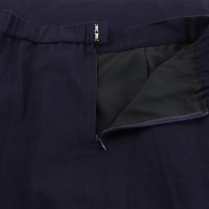 MUVEIL フレアスカート ロング シマウマ 38 ネイビー MA211FS010 /NQ