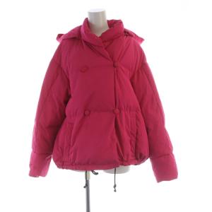 ダウンジャケット ミドル フーディー フード付き 2 ピンク RC-19142 /RO