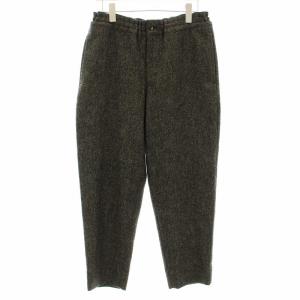 COMME des GARCONS SHIRT 03SS 総柄 パンツ 特殊加工 Comme des Garçons SHIRT Woven Pants Black