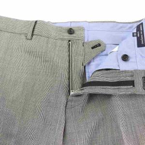 COMME des GARCONS HOMME AD2012 スラックスパンツ ロールアップ XS ホワイト ブラック HJ-P013 /NQ