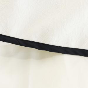 SEVEN TEN by MIHO KAWAHITO ペイズリージャガードスカート フレアスカート ロング丈 XS 白 ホワイト 3S302 /AN37