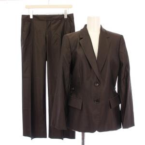 セットアップ テーラードジャケット アウター シングル 総裏地 スラックスパンツ ストレート ジップフライ