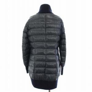 HERNO ダウンコート 42 ネイビー PI0057D