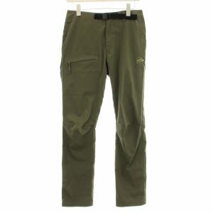 AEGILITY Slim Pants Women アジリティ スリムパンツ ジップフライ M カーキ