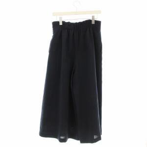 ワイドパンツ ガウチョパンツ クロップドパンツ 3 紺 300109608 /OR