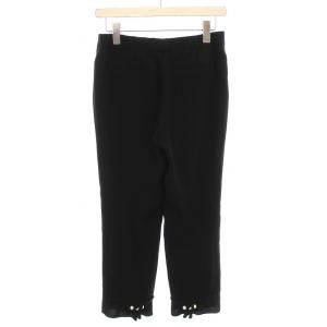 TO BE CHIC サブリナパンツ クロップドパンツ 40 黒 W5R01-204-09 /YM