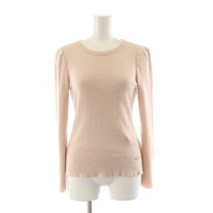 ニット カットソー プルオーバー サイドスリット 38 ピンク 35154