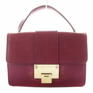 ハンドバッグ ゴールド金具 レザー 紫 パープル /AN9 D OH