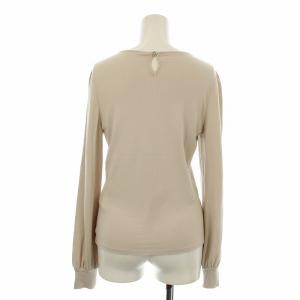 FOXEY トップレディースタンダード ニット 40 ベージュ 37770-KSTFN420U