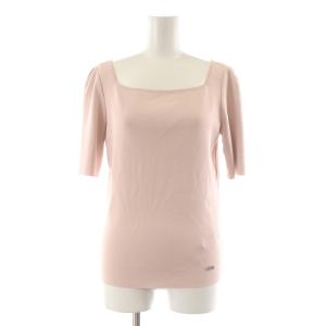 エレガントスクエア ニット カットソー 38 ピンク 37943