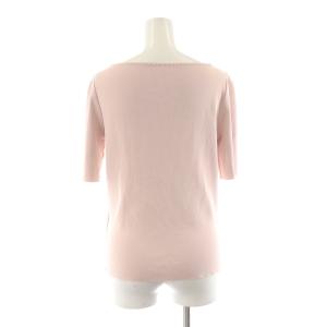 FOXEY エレガントスクエア ニット カットソー 38 ピンク 37943