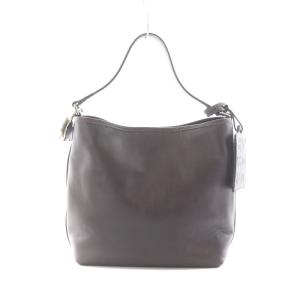 HIROFU ハンドバッグ レザー ブラウン 10672B /NQ