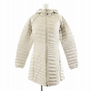 OMNI-HEAT パウダーライトミッドジャケット 中綿ジャケット フード アウター M グレージュ 1748311