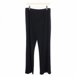 スラックスパンツ ストレート ストレッチ ロゴ 76 紺 ネイビー /BB